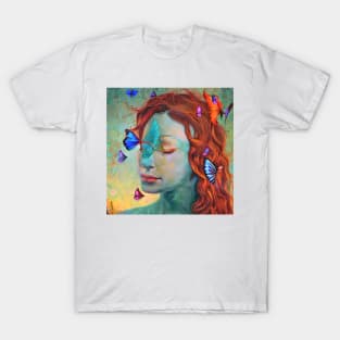 Tori Amos in blue T-Shirt